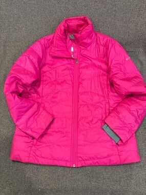 Columbia Women’s Fuchsia Pink Packable Omnia Heat Jacket Size 1X